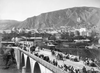 Tbilisi in the 19th Century, Mikhail Vorontsov Bridge